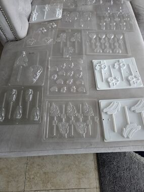 Clear Plastic Candy Mold Set - Multiple Shapes